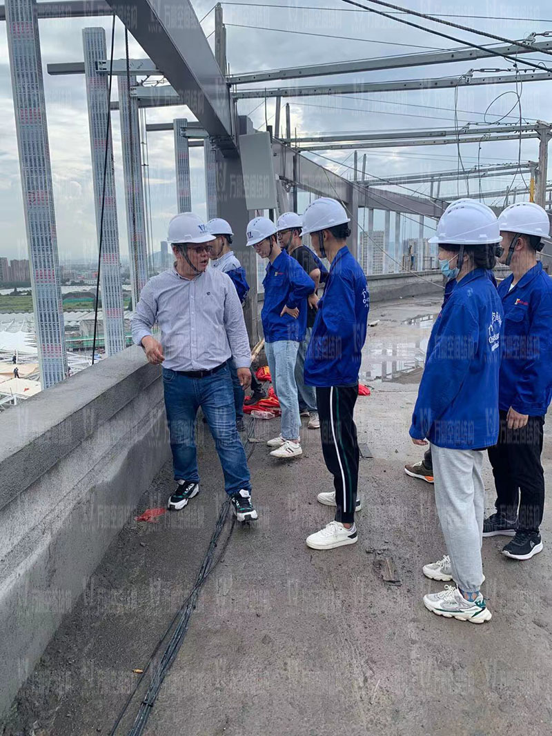 萬豪空間結(jié)構(gòu)員工到杭州亞運會棒(壘)球體育文化中心膜結(jié)構(gòu)項目學習交流 萬豪空間結(jié)構(gòu)員工到杭州亞運會棒(壘)球體育文化中心膜結(jié)構(gòu)項目學習交流